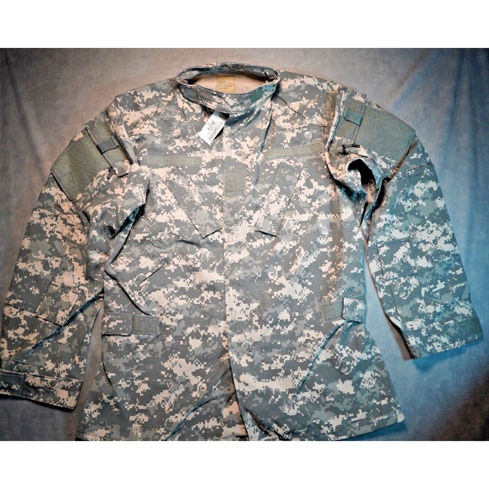 NEW‎ US Army Aircrew Combat Coat Camouflage W912DQ-06-D-0023 Large Long